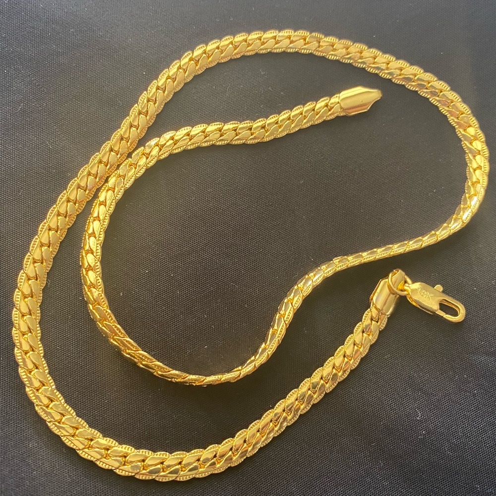 18k Gold Plated 20in Necklace